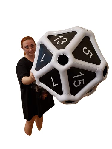 Large D20 Dice Inflatable Extra Large Giant Gaming DND dungeons and dragons  rpg