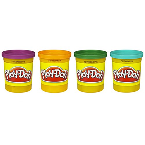 Hasbro Play-Doh 4-Pack of Colors 16 Ounce Total - Red, Yellow