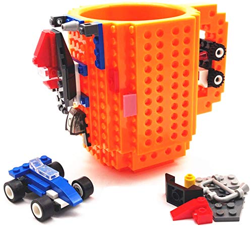 Creative DIY Build-on Brick Mug Lego Style Puzzle Mugs, Building