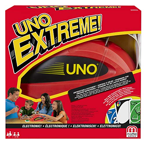 Mattel Games - – ToysCentral with Game Launcher Europe Uno Card Electronic Extreme