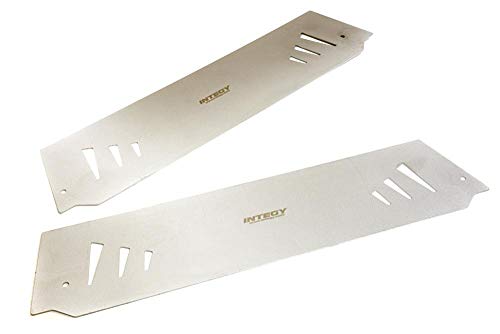 Integy RC Model Hop-ups C27053 Stainless Steel Side Protection Skid Plates for Traxxas X-Maxx 4X4