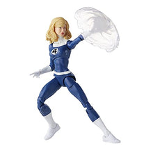 Load image into Gallery viewer, Marvel Legends Series Retro Fantastic Four Marvel&#39;s Invisible Woman 6-inch Action Figure Toy, Includes 3 Accessories , Blue
