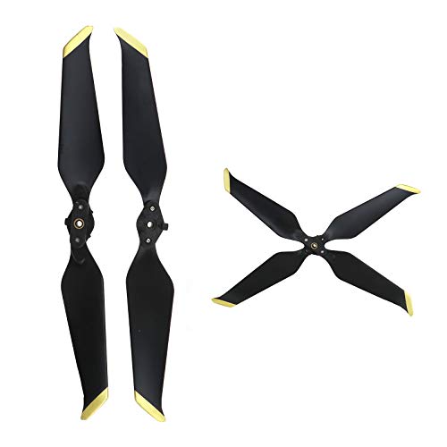 SING F LTD 4pcs Gold 8743F Low-Noise Quick-Release Propellers Blades Compatible with DJI Mavic 2 ProZoom