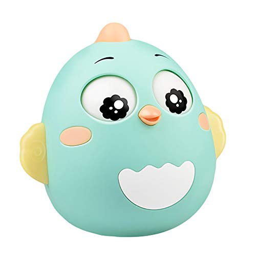 Shuohu 3-12 Month Infant Baby Chick Doll Toy,Tumbler Rattle Early Educational Toy Baby Infant Gift - Green