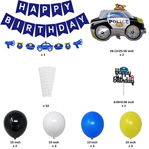 Police Birthday Cupcake Toppers Girl 1st Birthday Party Decor Police  Officer Policeman Cop Car Calling All Units Printable Template BT29P - Etsy