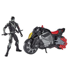 Load image into Gallery viewer, Snake Eyes: G.I. Joe Origins Snake Eyes with Stealth Cycle Figure and Vehicle with Ninja Spin Attack Feature, Toys for Kids Ages 4 and Up
