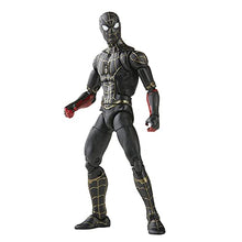 Load image into Gallery viewer, Spider-Man Marvel Legends Series Black &amp; Gold Suit 6-inch Collectible Action Figure Toy, 2 Accessories and 1 Build-A-Figure Part(s)
