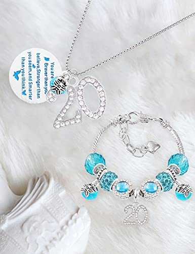 Happy 20th Birthday Gifts For Women Girls, 20 Years Old Necklace