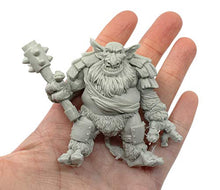 Load image into Gallery viewer, Stonehaven Miniatures Old Troll Miniature Figure, 100% Urethane Resin - 65mm Tall - (for 28mm Scale Table Top War Games) - Made in USA
