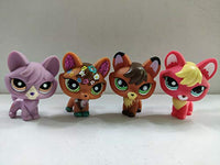 4pcs/Lot Littlest Pet Shop LPS Fox Cute Toy