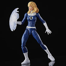 Load image into Gallery viewer, Marvel Legends Series Retro Fantastic Four Marvel&#39;s Invisible Woman 6-inch Action Figure Toy, Includes 3 Accessories , Blue

