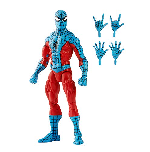 Hasbro Marvel Legends Series 6-inch Scale Action Figure Toy Web-Man Premium Design, 1 Figure, and 4 Accessories