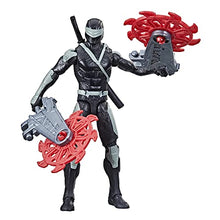 Load image into Gallery viewer, Snake Eyes: G.I. Joe Origins Snake Eyes with Stealth Cycle Figure and Vehicle with Ninja Spin Attack Feature, Toys for Kids Ages 4 and Up
