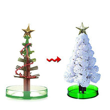 Load image into Gallery viewer, Song Qing Magic Growing Crystal Christmas Tree Novelty Kit Xmas Ornaments Decorations Party Toys for Kids Funny Educational
