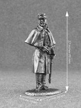 Load image into Gallery viewer, Ronin Miniatures - Federal Cavalry Officer - Tin Metal Collection American Gunfighter Toy - Size 1/32 Scale - 54mm Action Figures - Home Collectible Figurines

