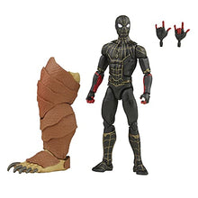 Load image into Gallery viewer, Spider-Man Marvel Legends Series Black &amp; Gold Suit 6-inch Collectible Action Figure Toy, 2 Accessories and 1 Build-A-Figure Part(s)
