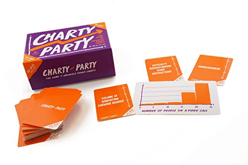 Charty Party: All Ages Edition - Mathematically Humorous Game - for 3 or More Players - 30 to 90 Play Time - Card Game for Classrooms, Families, and Even Your Grandma
