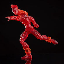 Load image into Gallery viewer, Marvel Hasbro Legends Series Retro Fantastic Four The Human Torch 6-inch Action Figure Toy, Includes 5 Accessories
