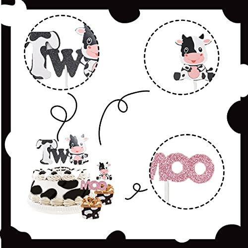 Farm Animal Cake Decoration Farm Animal Birthday Cake Topper Cow