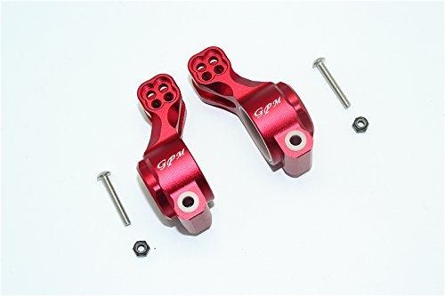 GPM Arrma SENTON/Talion/Infraction/Limitless Aluminum Rear Knuckle ARM - 6PC Set (red)