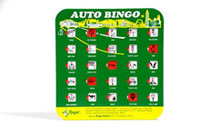 Load image into Gallery viewer, Green Auto Backseat Bingo Pack of 4 Bingo Cards Great For Family Vactions Car Rides and Road Trips
