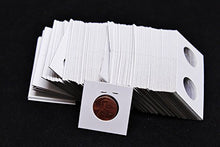 Load image into Gallery viewer, 100 PREMIUM MYLAR 1.5&quot; x 1.5&quot; PENNY COIN HOLDER FLIPS
