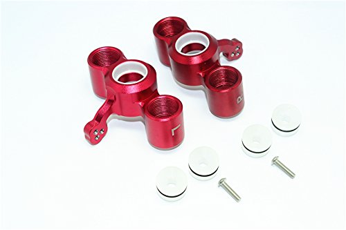 GPM Arrma SENTON/Typhon/Talion/Infraction/Limitless Aluminum Front Knuckle ARMS-8PC Set (red)