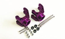 Load image into Gallery viewer, for Savage XL, Flux, X 4.6 Aluminum Heavy Duty Rear Hub Carrier Set Purple
