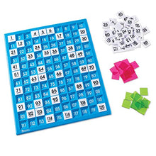 Load image into Gallery viewer, Learning Resources 120 Number Board, Tray &amp; Numbered Tiles, Common Core Math, 181 Piece, Ages 6+
