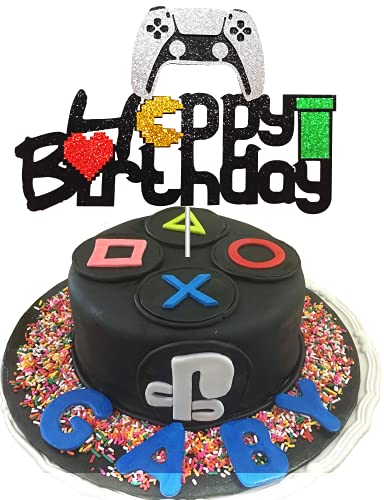 GAMING PARTY PERSONALISED BIRTHDAY ICING EDIBLE COSTCO CAKE TOPPER R1-GT3 |  eBay