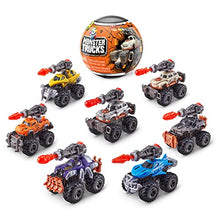Load image into Gallery viewer, 5 Surprise Monster Trucks Series 1 by ZURU (2 Pack) Glow in The Dark, Miniature Mystery Collectible Capsules, Mini Toy Truck, Battle Toys for Boys, Kids, Teens
