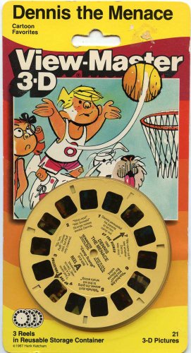 ViewMaster - Dennis The Menace - animated - 3 Reels on Card - NEW