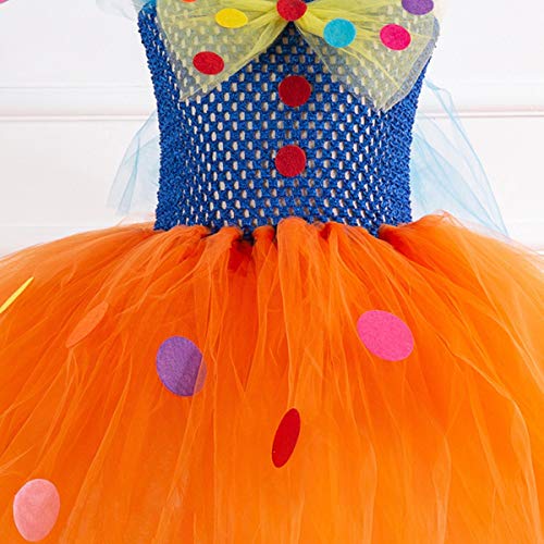 Girl Girl Clown Clown Carnival Costume Size 7-12