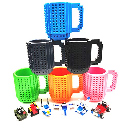 Build Brick Mug Blocks Cup Lego  350ml Creative Coffee Mug Lego