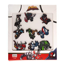 Load image into Gallery viewer, Officially Licensed Marvel: 9 Different Male Venomized Characters / Heroes Limited Edition Metal-based and Enamel Lapel Pin Set. ( Amazon Exclusive ).
