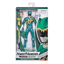 Load image into Gallery viewer, Power Rangers Lightning Collection Dino Charge Green Ranger 6-Inch Premium Collectible Action Figure Toy with Accessories, Ages 4 and Up
