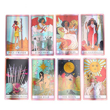 Load image into Gallery viewer, Tarot Deck, 3.9 X 2.2in Hologram Paper Exquisite Tarot Cards for Traveling for Home for Friend for Family for Party
