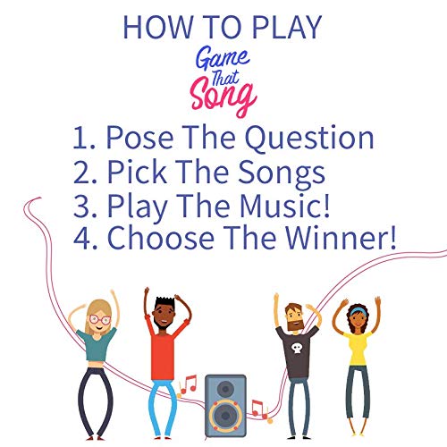 Game That Song Music Card Game for Family, Adults, and Teens Hilarious NEW