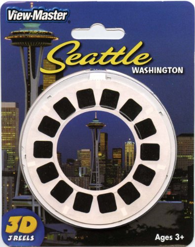 Seattle, Washington - Classic ViewMaster - 3 Reels on Card- New