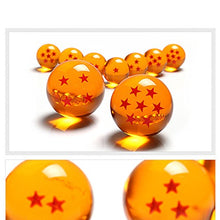 Load image into Gallery viewer, Angelaicos Unisex Stars Acrylic Transparent Play Balls 7pcs Set 4.3cm (Yellow)
