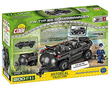Load image into Gallery viewer, COBI Historical Collection VW Type 166 Schwimmwagen - German Amphibious Off-Road Vehicle, Black
