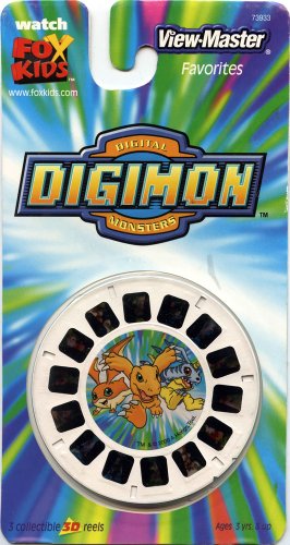 ViewMaster - Digimon - 3 Reels on Card - NEW