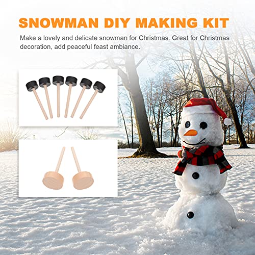 PRETYZOOM 13pcs Christmas Snowman Decorating Dressing Kits Hat