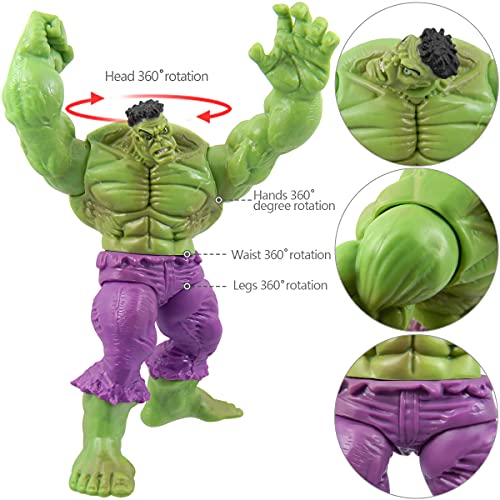 Incredible Hulk Action Figure PVC Figure Model Garage Kit Marvel Avengers  Action Figure