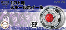 Load image into Gallery viewer, Fujimi Model Wheel Series No. 7 1/24 10t Steel Wheel 22.5 Inch Plastic Model Parts
