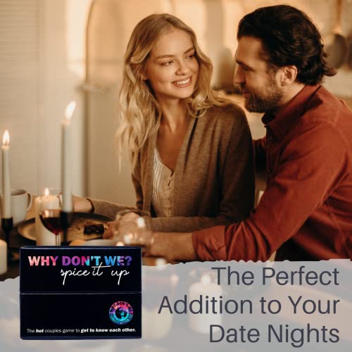 Spice It up by Why Don't We. Fun Romantic Card Game for Couples.  Conversations, Dares and More.
