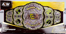Load image into Gallery viewer, AEW World Championship - AEW Jazwares Kids Size Toy Wrestling Belt
