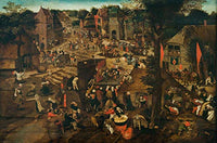 Pieter Brueghel Ii The Younger A Village Fair Jigsaw Puzzle Adult Wooden Toy 1000 Piece