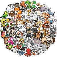 Animal Stickers For Kids - Cute Water Bottle Stickers - Waterproof Vinyl  Stickers Pack, 100 Pcs