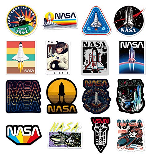 100pcs NASA Sticker Cool Space Astronaut Stickers Packs Laptop Skatebo –  ToysCentral - Europe